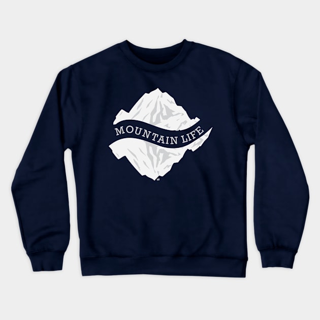 Mountain Life Crewneck Sweatshirt by Adotreid